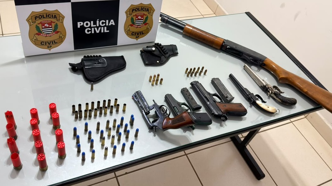 Polícia Civil apreende arsenal diverso em Potirendaba