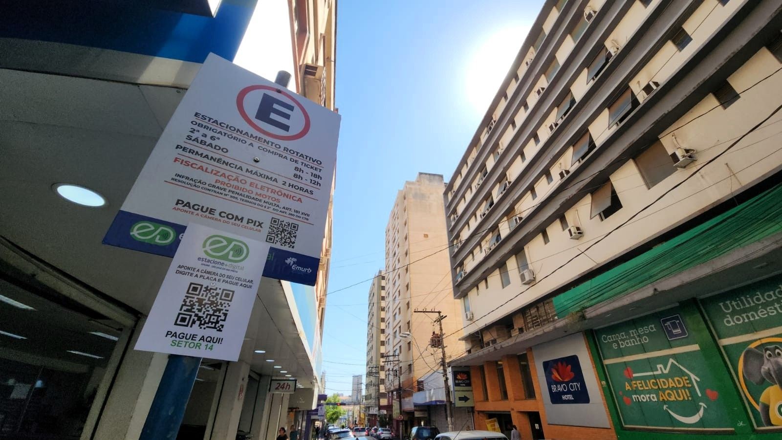 Estacionamento rotativo ganha opção de pagamento por QR Code em Rio Preto