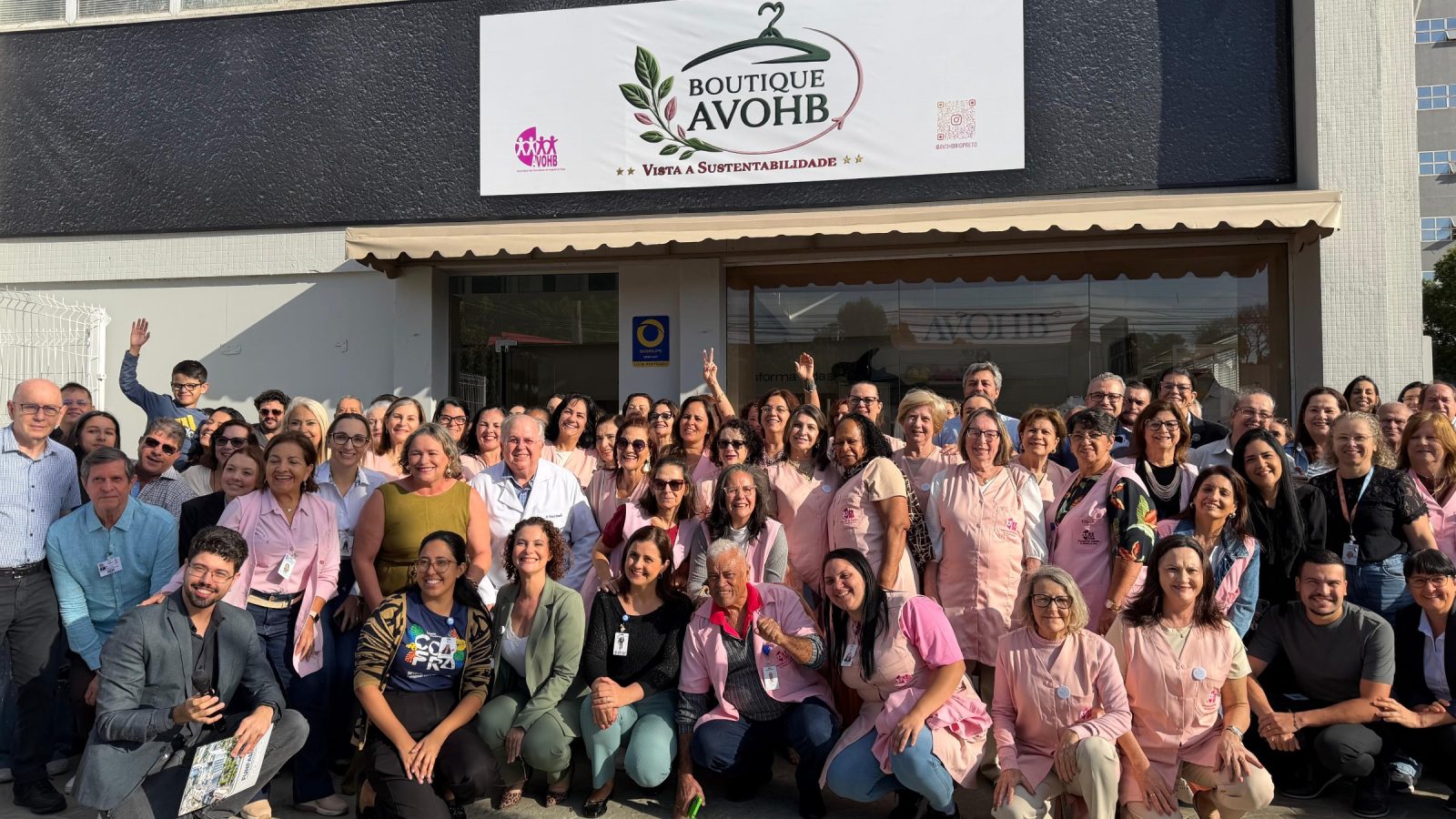 AVOHB inaugura boutique solidária para ampliar apoio a pacientes da Funfarme