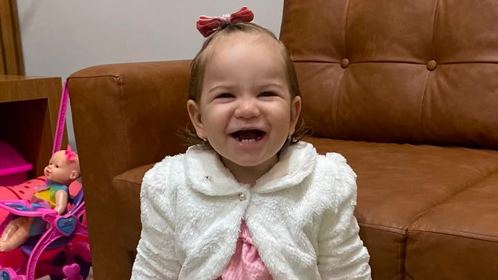 Família de Mirassol faz vaquinha para custear tratamento de criança com retinoblastoma