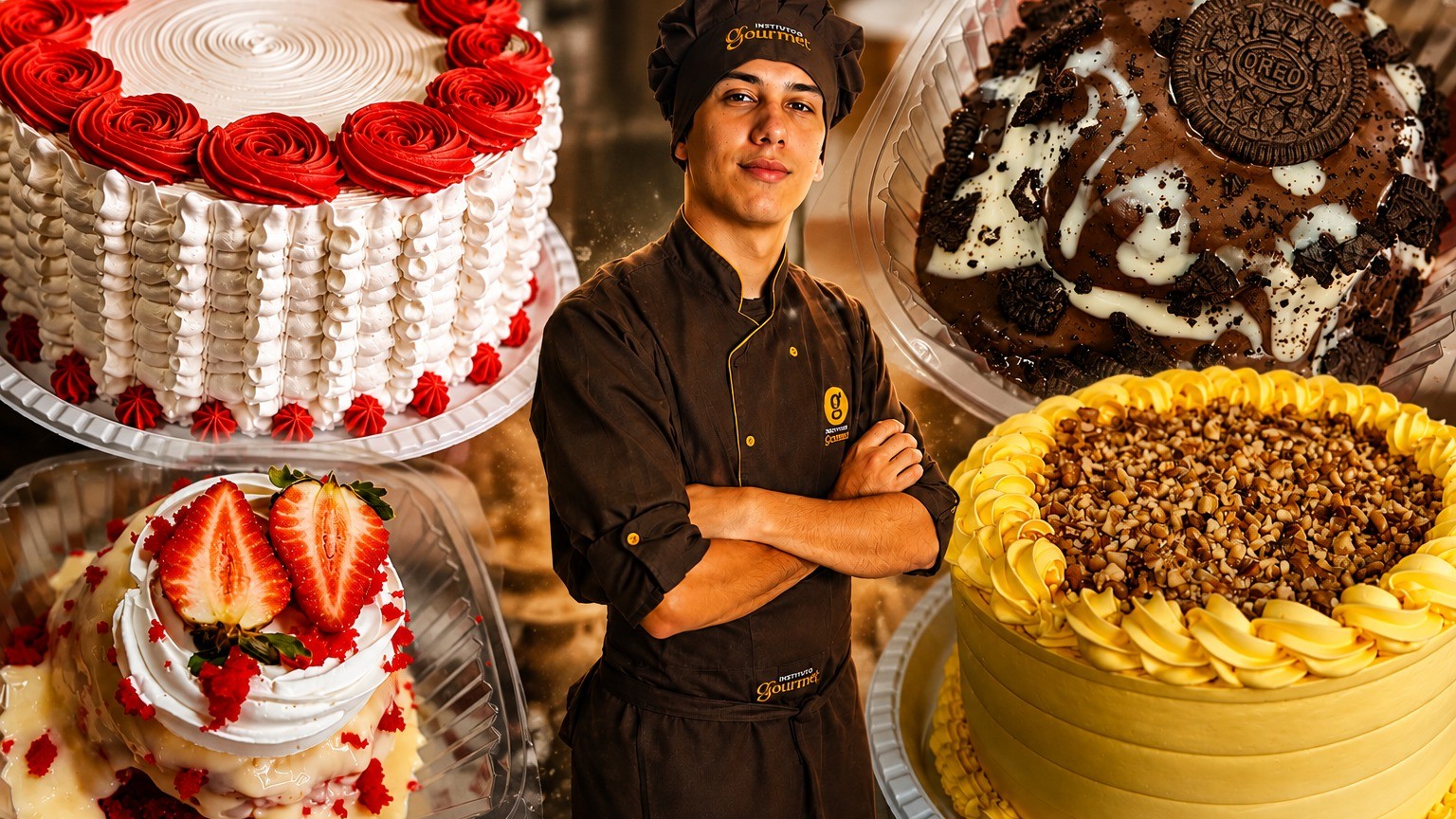 Aos 16 anos, jovem transforma paixão por doces em negócio de confeitaria