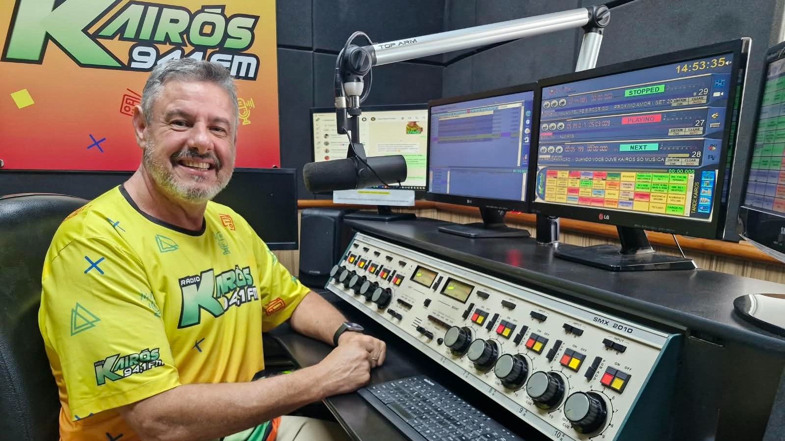 Kairós FM de Mirassol participa do ‘Shopping Live Radio’ nesta segunda-feira